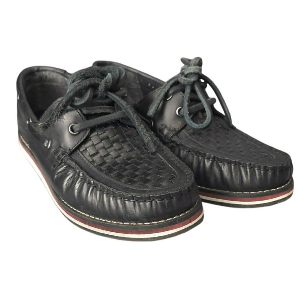 ROPER Women's Filly Boat Shoe, Black, Size 5.5